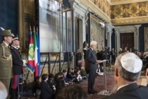 Intervento del Presidente Sergio Mattarella in occasione della celebrazione del "Giorno della Memoria"