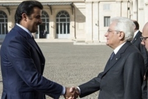 Incontro del Presidente della Repubblica Sergio Mattarella con l'Emiro dello Stato del Qatar, Sheikh Tamin Bin Hamad Al Thani, in visita ufficiale