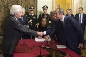 Cerimonia di giuramento del Ministro Enrico Costa