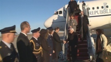 Arrivo del Presidente Sergio Mattarella a Washington 