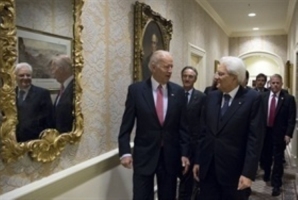 Incontro del Presidente della Repubblica Sergio  Mattarella con il Vice Presidente degli Stati Uniti d'America Joe Biden