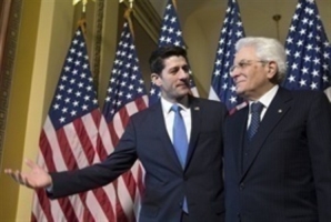 Il Presidente Sergio Mattarella al Capitol Hill
