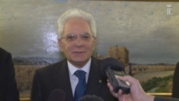 Il Presidente Sergio Mattarella incontra la stampa al termine degli incontri alle Nazioni Unite