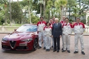Presentata al Presidente  Mattarella la nuova Alfa Romeo "Giulia"