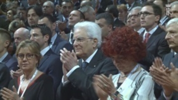 Il Presidente Sergio Mattarella all'Assemblea Generale di Confindustria
