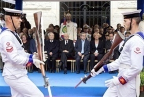 Il Presidente Mattarella alla festa della Marina Militare