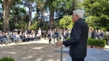 Intevento del Presidente Mattarella alla cerimonia di consegna della bandiera agli atleti italiani in partenza per i Giochi Olimpici e Paralimpici di Rio 2016