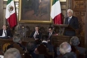 Saluto del Presidente Mattarella alla cerimonia di consegna delle Chiavi di Città del Messico