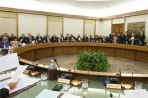 Il Presidente Sergio Mattarella presiede la seduta straordinaria dell’Assemblea Plenaria del CSM per la trattazione della “Riforma del Regolamento Interno del Consiglio Superiore della Magistratura”