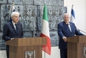 Dichiarazioni alla stampa del Presidente Mattarella al termine dei colloqui con il Presidente dello Stato d'Israele Reuven Rivlin