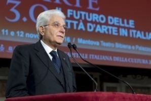 Intervento del Presidente Sergio Mattarella al convegno “Città d’arte 3.0, il futuro delle città d’arte in Italia” 