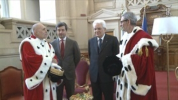 Il Presidente Sergio Mattarella all’inaugurazione dell’anno giudiziario della Corte Suprema di Cassazione