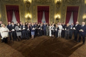 Consegna delle onorificenze OMRI conferite "motu proprio" dal Presidente Mattarella