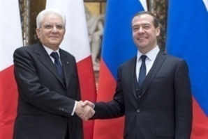 Incontro del Presidente Sergio Mattarella con il Primo Ministro della Federazione Russa, Dmitrij Anatol'evič Medvedev