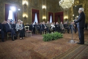  Intervento del Presidente Sergio Mattarella in occasione dell'incontro con gli esponenti delle Associazioni Combattentistiche e d'Arma, nella ricorrenza del 72° anniversario della Liberazione