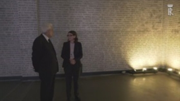 Il Presidente Sergio Mattarella depone una corona e visita il Museo del Monumento al Deportato 