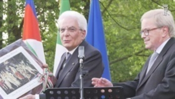 Il Presidente Sergio Mattarella visita l'ex campo di concentramento di Fossoli