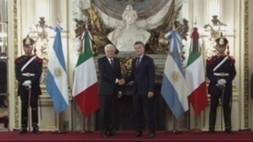 Incontro del Presidente della Repubblica Italiana Sergio Mattarella con il Presidente della Repubblica Argentina Mauricio Macri