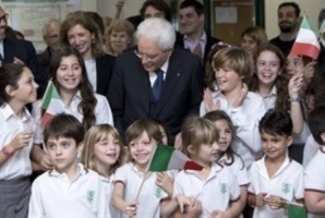 Il Presidente Sergio Mattarella incontra gli studenti della Scuola italiana Cristoforo Colombo