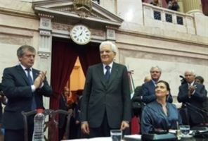 Intervento del Presidente Sergio Mattarella al Congreso de la Naciòn a Camere riunite