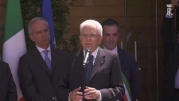 Il Presidente Sergio Mattarella inaugura la Casa della Musica di Pieve di Cento
