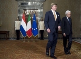 Il Presidente Sergio Mattarella accoglie al Quirinale le Loro Maestà il Re Willem Alexander e la Regina Máxima dei Paesi Bassi in Visita di Stato