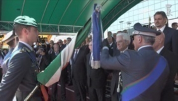 Il Presidente Sergio Mattarella alla cerimonia del 243° anniversario di fondazione della Guardia di Finanza