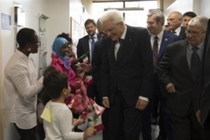Arrivo del Presidente Sergio Mattarella a Toronto e visita al COSTI