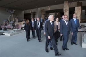 Il Presidente Sergio Mattarella visita il Museum of Anthropology