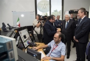 Il Presidente Sergio Mattarella visita il Polo Spaziale di Matera