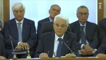 Intervento del Presidente Sergio Mattarella al Plenum del Consiglio Superiore della Magistratura dedicato al ricordo di Paolo Borsellino a 25 anni dalla strage di Via d'Amelio