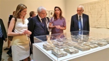 Visita del Presidente Mattarella alla 57^esposizione internazionale d'arte "Viva Arte Viva"