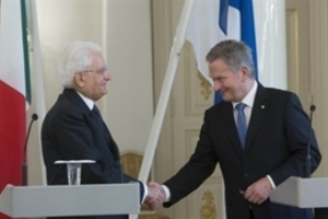 Dichiarazioni alla stampa del Presidente Sergio Mattarella al termine dei colloqui con il Presidente della Repubblica di Finlandia, Sauli Niinistö