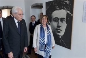 Il Presidente Mattarella a Ghilarza in occasione dell'80° anniversario della morte di Antonio Gramsci