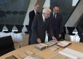 Il Presidente Mattarella visita la Fondazione Feltrinelli