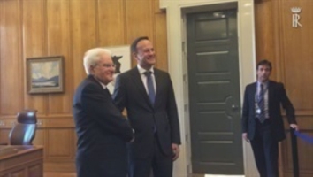 Incontro del Presidente Sergio Mattarella con il Primo Ministro d'Irlanda Leo Varadkar