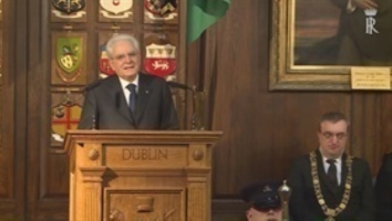 Intervento del Presidente Sergio Mattarella al termine dell’incontro con il Sindaco di Dublino,  Mícheál Mac Donncha