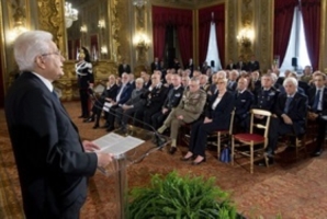Incontro con gli esponenti delle Associazioni Combattentistiche e d'Arma nella ricorrenza del 73° anniversario della Liberazione 