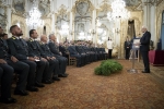 Il Presidente Mattarella incontra una rappresentanza della Guardia di Finanza in occasione del 244° anniversario della sua costituzione