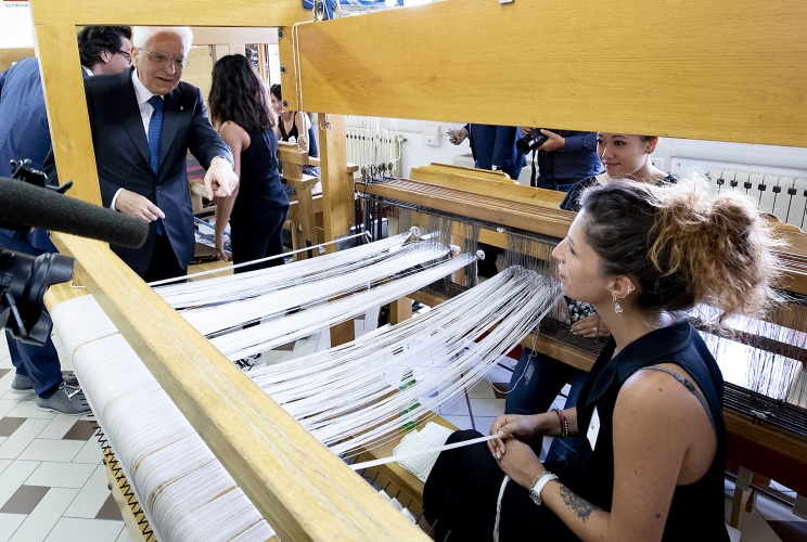 Il Presidente Sergio Mattarella visita la Comunità di San Patrignano in occasione della cerimonia per il 40° anniversario di fondazione