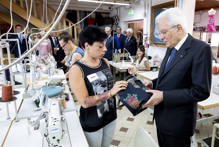 Il Presidente Sergio Mattarella visita la Comunità San Patrignano in occasione della cerimonia per il 40° anniversario di fondazione, oggi 26 giugno 2018.
(Foto di Paolo Giandotti - Ufficio per la Stampa e la Comunicazione della Presidenza della Repubblica)
