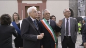 Il Presidente Mattarella visita Esanatoglia 