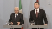 Dichiarazione alla stampa del Presidente Mattarella al termine del colloquio con il Presidente della Repubblica di Lettonia Raimonds Vejonis
