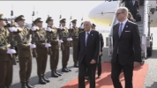 Mattarella arriva all'Aeroporto Internazionale di Tallinn