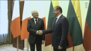 Il Presidente Mattarella incontra il Presidente del Parlamento lituano, Viktoras Pranckietis ed il Primo Ministro lituano, Saulius Skvernelis