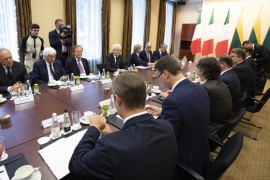 Il Presidente Sergio Mattarella incontra il Primo Ministro della Repubblica di Lituania, Saulius Skvernelis