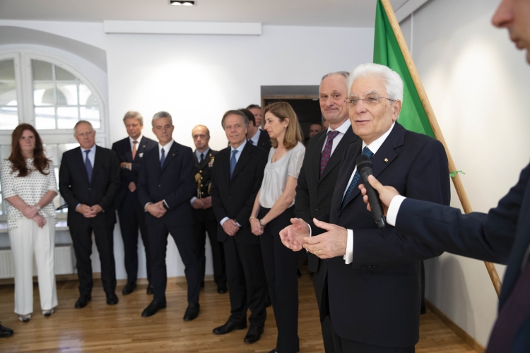 Il Presidente Sergio Mattarella incontra la collettività italiana a Vilnius