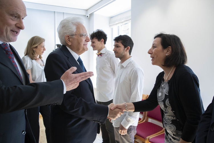 Il Presidente Sergio Mattarella incontra la collettività italiana a Vilnius