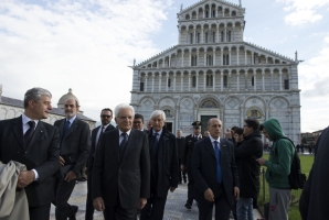 Il Presidente Sergio Mattarella a Pisa