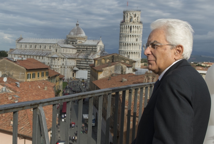 Il Presidente Sergio Mattarella a Pisa 